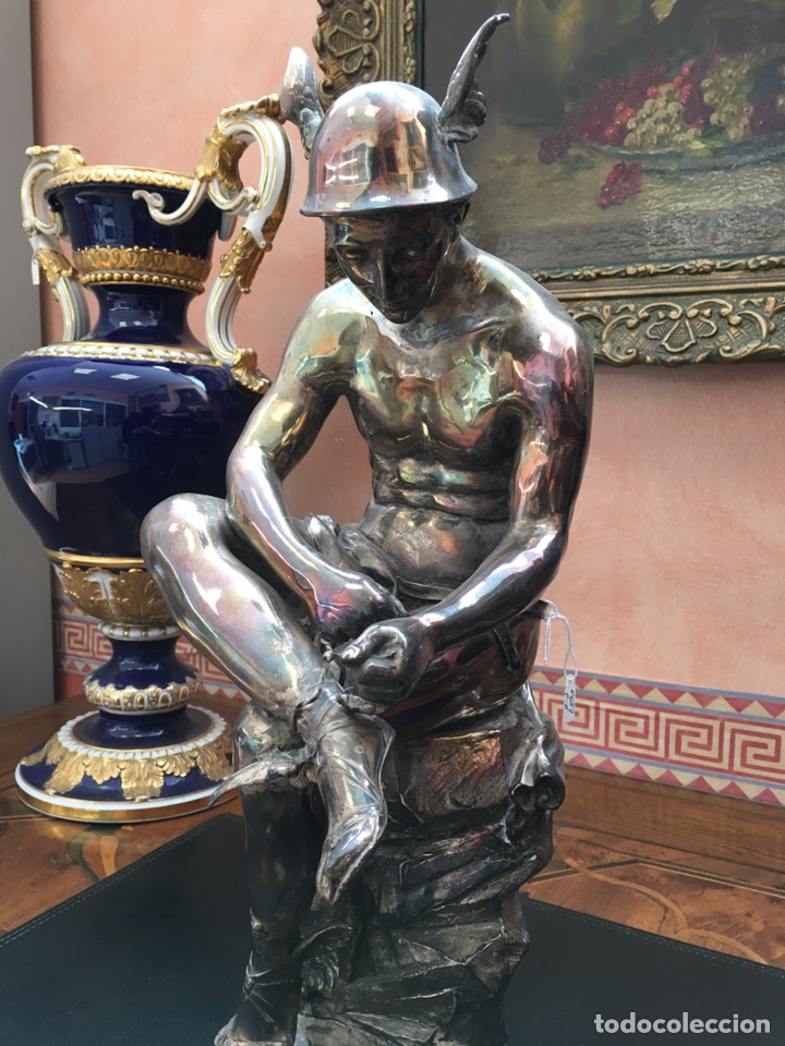 Arte: Escultura MERCURIO siglo XIX - Foto 2