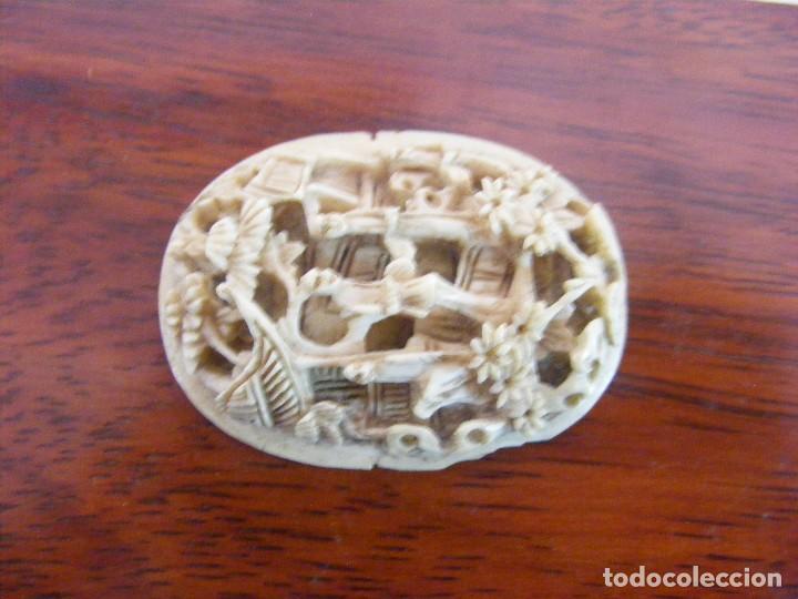 Arte: BROCHE DE TALLADO CHINO - Foto 4