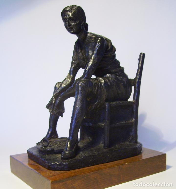 Arte: FIGURA  DE  MUJER  CON  BRASERO - Foto 6