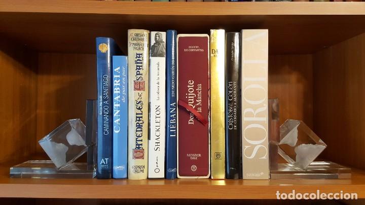 Arte: Delicado sujeta libros de vidrio - Foto 7