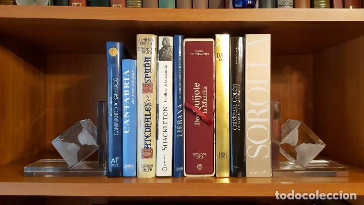 Arte: Delicado sujeta libros de vidrio - Foto 8