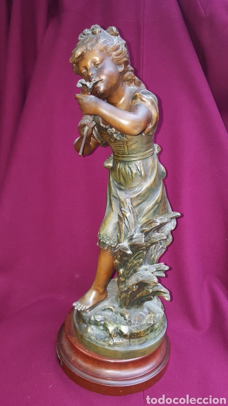 Arte: PRECIOSA FIGURA DE CALAMINA - Foto 2