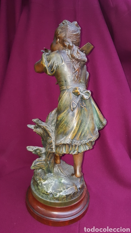 Arte: PRECIOSA FIGURA DE CALAMINA - Foto 3