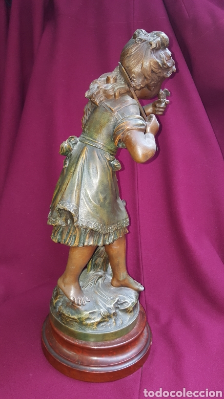 Arte: PRECIOSA FIGURA DE CALAMINA - Foto 6