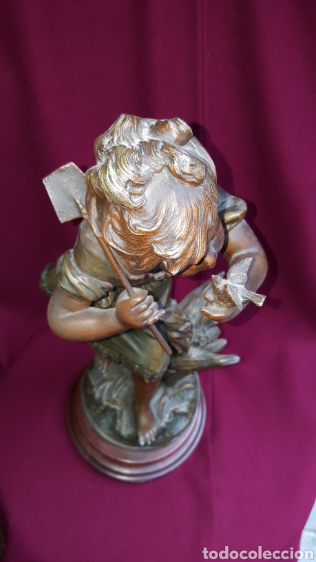 Arte: PRECIOSA FIGURA DE CALAMINA - Foto 8