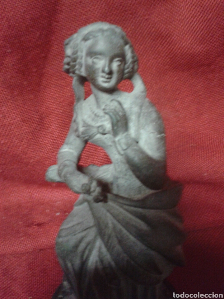 Arte: ANTIGUA FIGURA DE MUJER - Foto 2