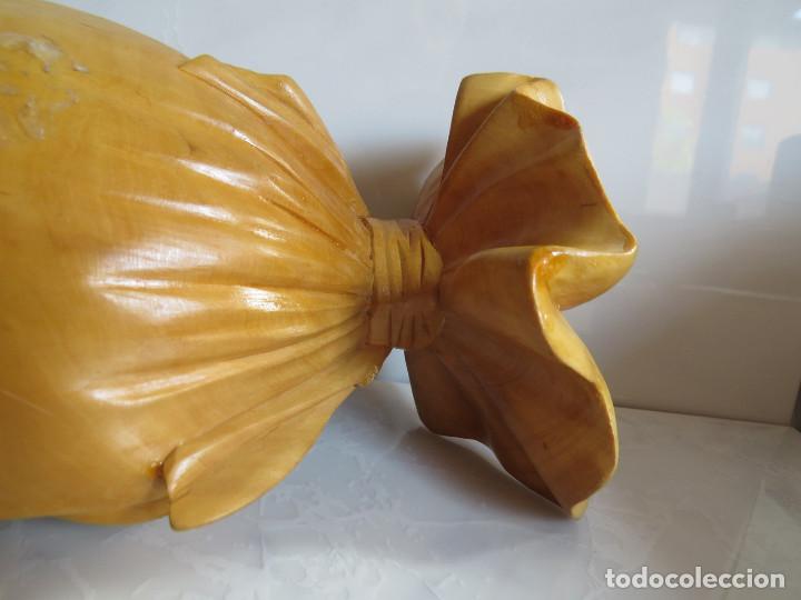 Arte: TALLA ORIENTAL EN MADERA - BUDA - Foto 12