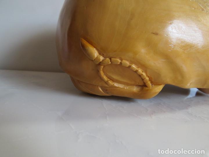 Arte: TALLA ORIENTAL EN MADERA - BUDA - Foto 13