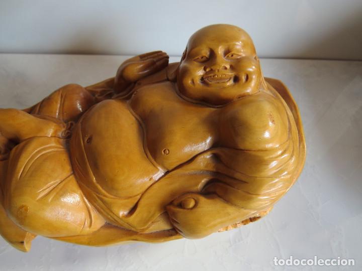 Arte: TALLA ORIENTAL EN MADERA - BUDA - Foto 15