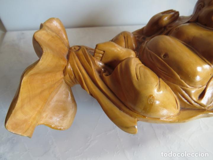 Arte: TALLA ORIENTAL EN MADERA - BUDA - Foto 16