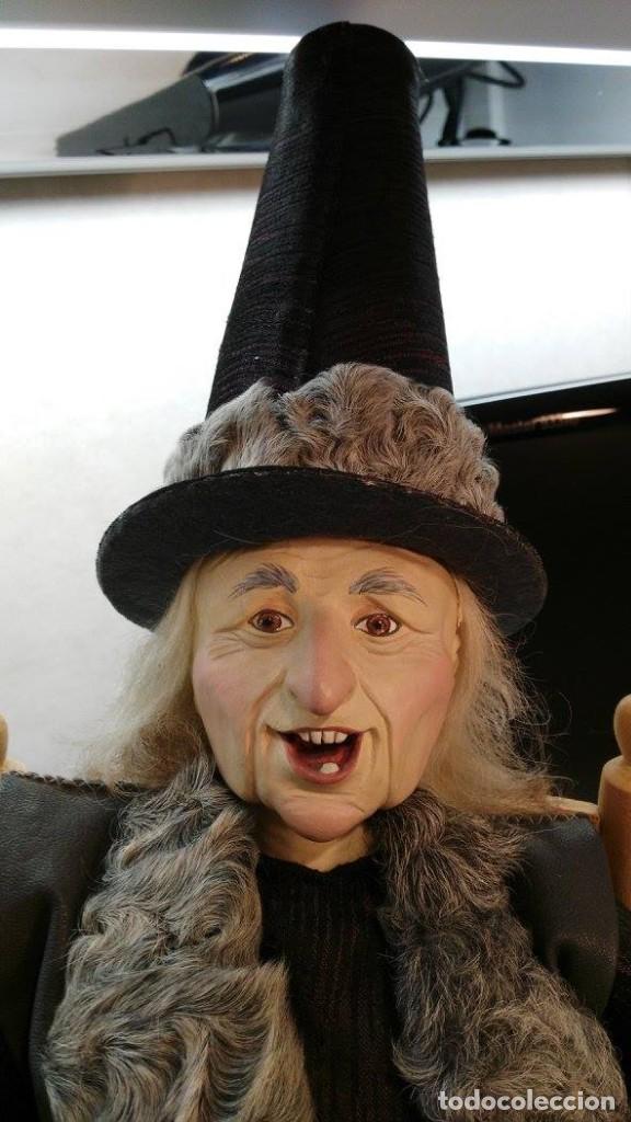 Arte: Figura de bruja en gres - Foto 2