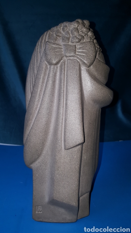 Arte: PRECIOSO BUSTO DE MUJER CON TOCADO - Foto 7
