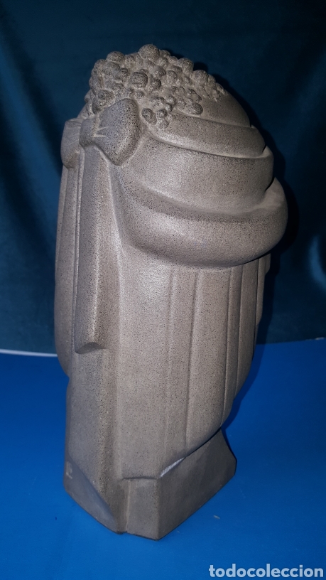 Arte: PRECIOSO BUSTO DE MUJER CON TOCADO - Foto 8