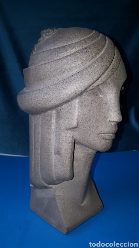 Arte: PRECIOSO BUSTO DE MUJER CON TOCADO - Foto 10