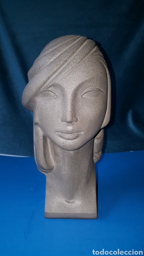 Arte: PRECIOSO BUSTO DE MUJER CON TOCADO - Foto 11