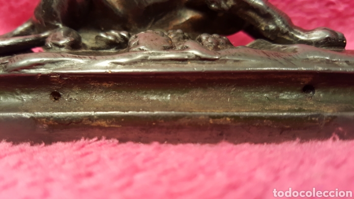Arte: FIGURA ANTIGUA DE LE&Oacute;N - Foto 11
