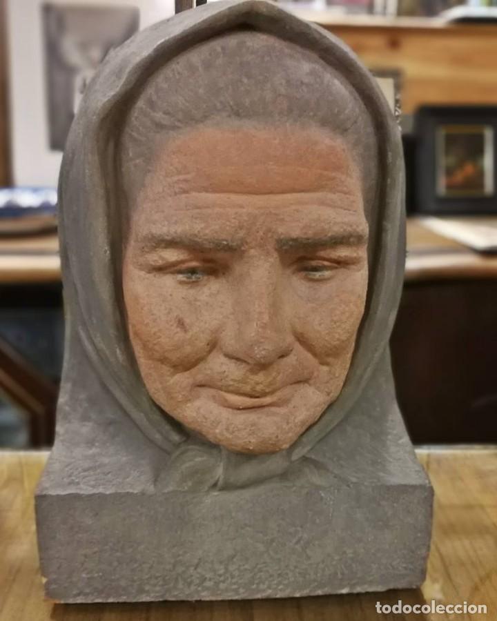 Arte: Escultura Cabeza de Mujer - Foto 1