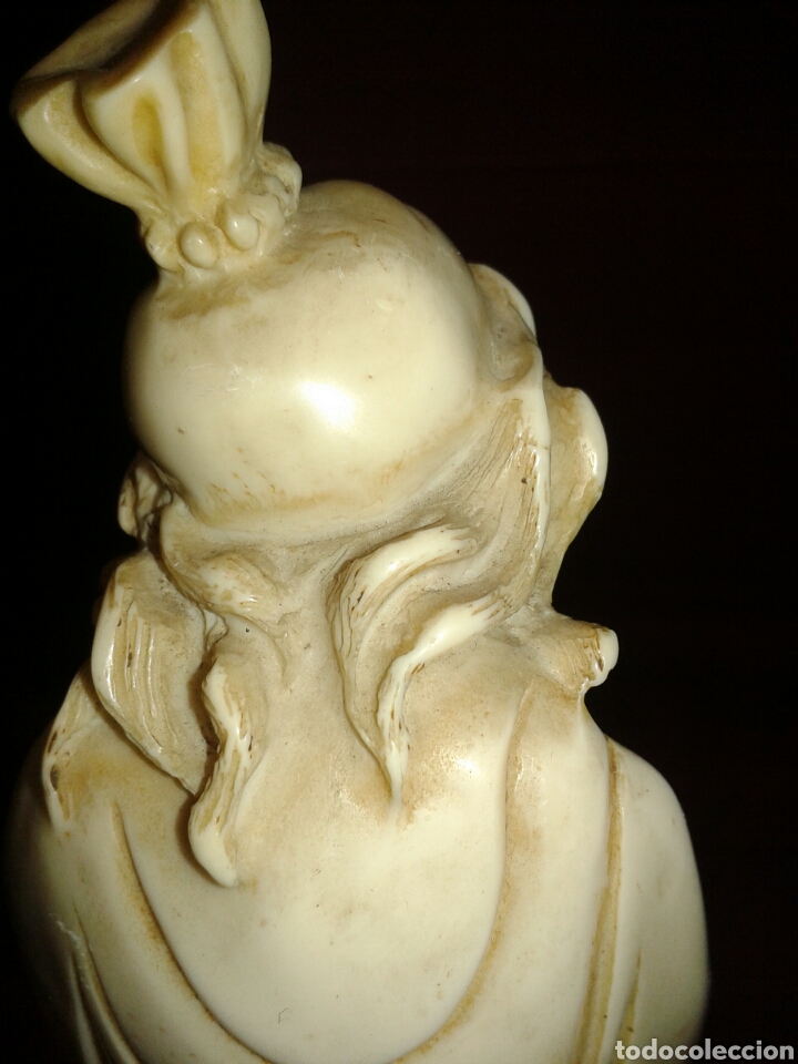 Arte: ANTIGUAS FIGURA PASTA MARFIL - Foto 8