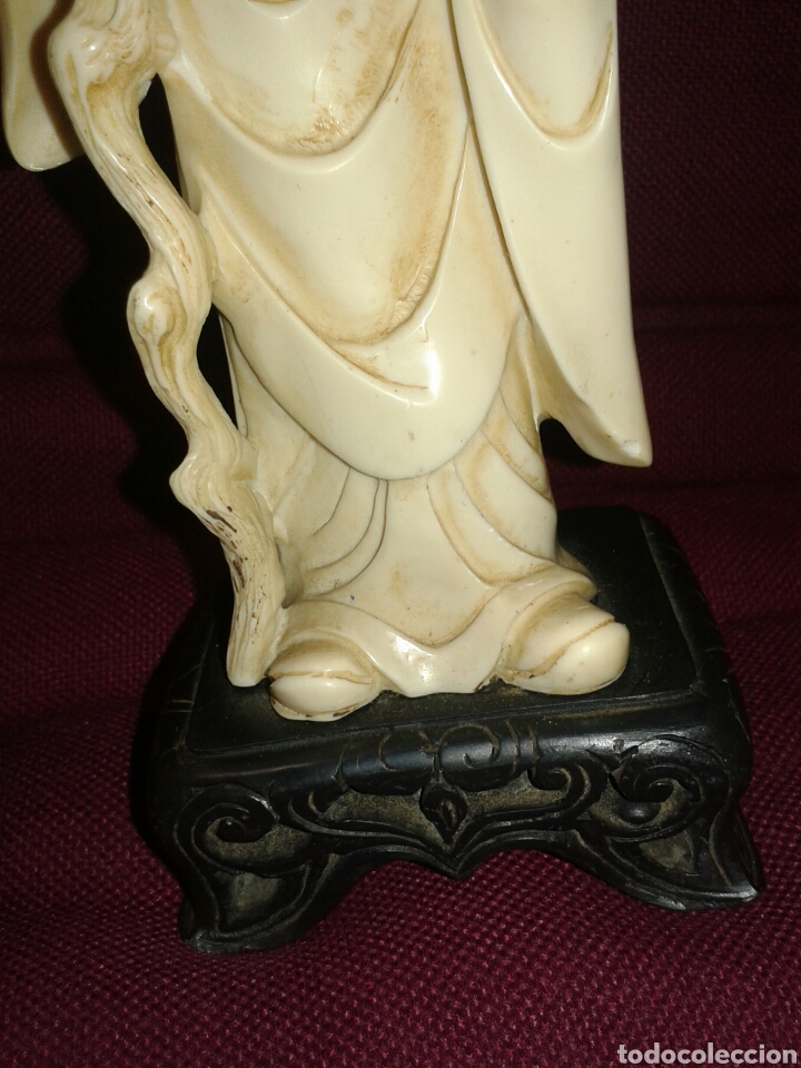 Arte: ANTIGUAS FIGURA PASTA MARFIL - Foto 9