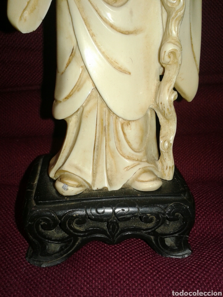 Arte: ANTIGUAS FIGURA PASTA MARFIL - Foto 10