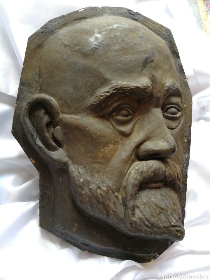 escultura rostro de robert koch, el padre de la - Compra venta en  todocoleccion