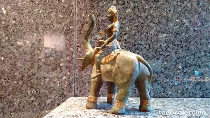 Arte: ELEFANTE HIND&Uacute; CON JINETE - Foto 4
