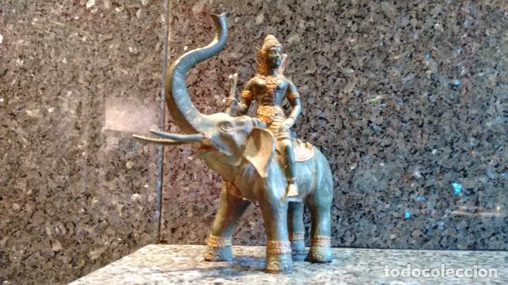 Arte: ELEFANTE HIND&Uacute; CON JINETE - Foto 3