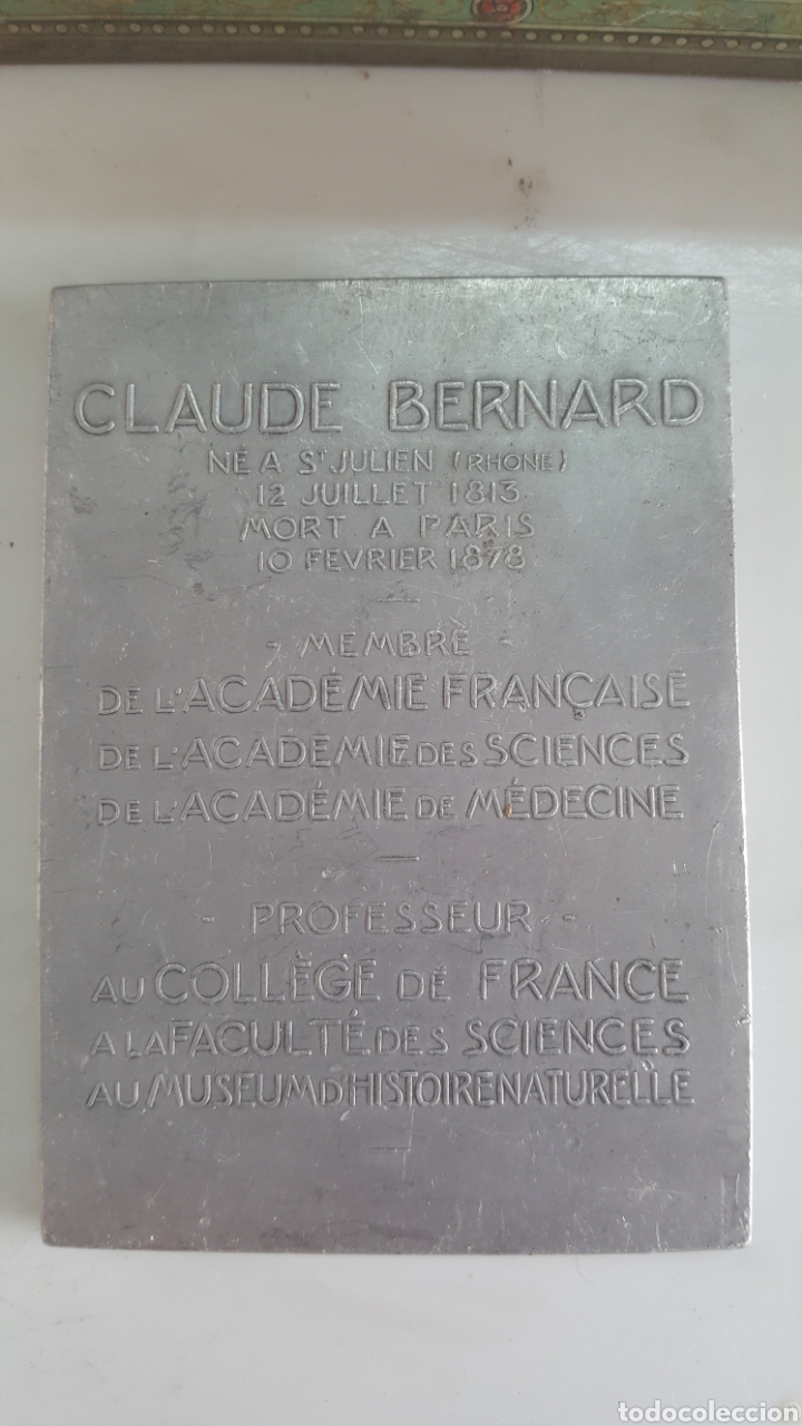 Arte: placa de Claude Bernard - Foto 2