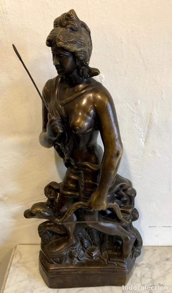 Arte: ESCULTURA DE BRONCE CAZADOR - Foto 1