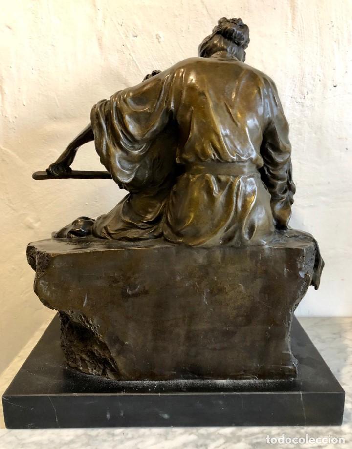 Arte: ESCULTURA DE BRONCE FIRMADA - Foto 3