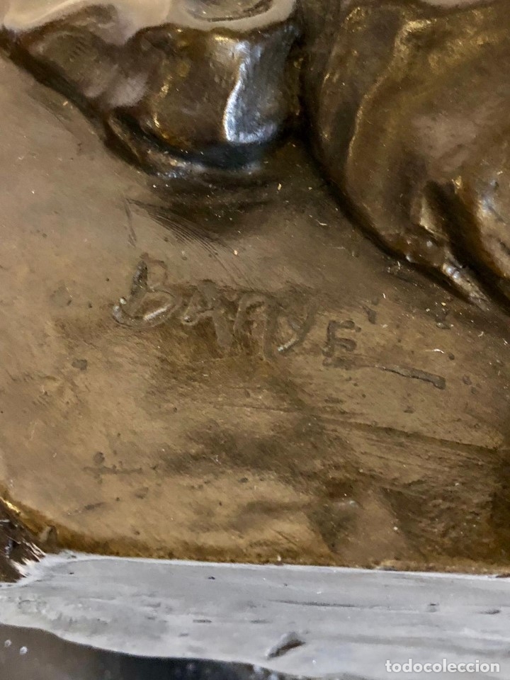 Arte: ESCULTURA DE BRONCE FIRMADA - Foto 4