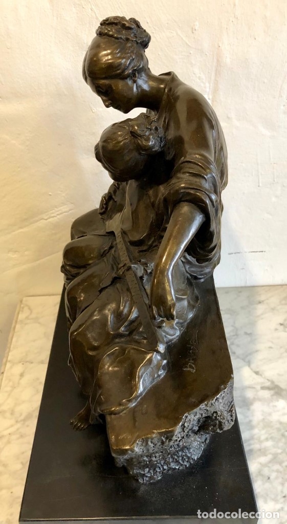 Arte: ESCULTURA DE BRONCE FIRMADA - Foto 5