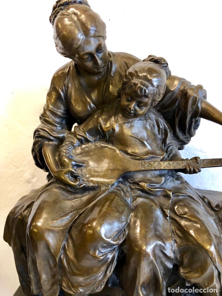 Arte: ESCULTURA DE BRONCE FIRMADA - Foto 6
