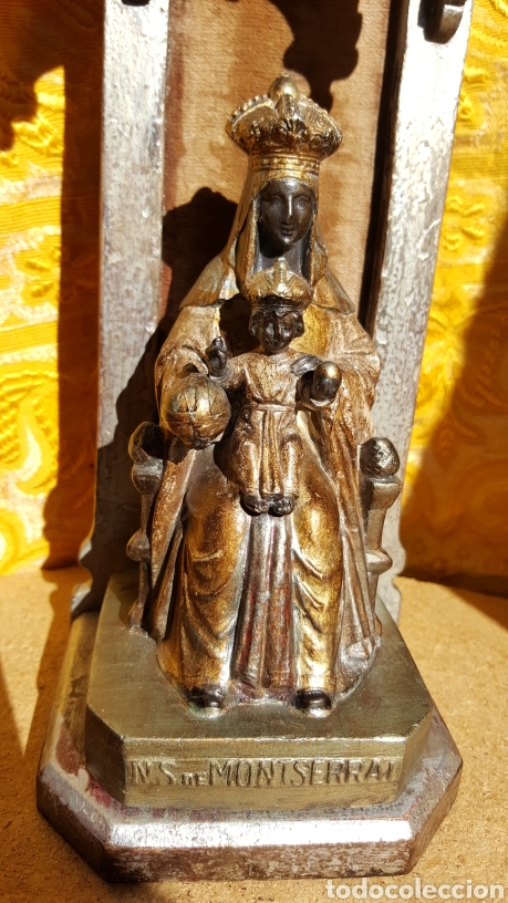 Arte: NUESTRA SE&Ntilde;ORA DE MONTSERRAT EN HORNACINA - Foto 8