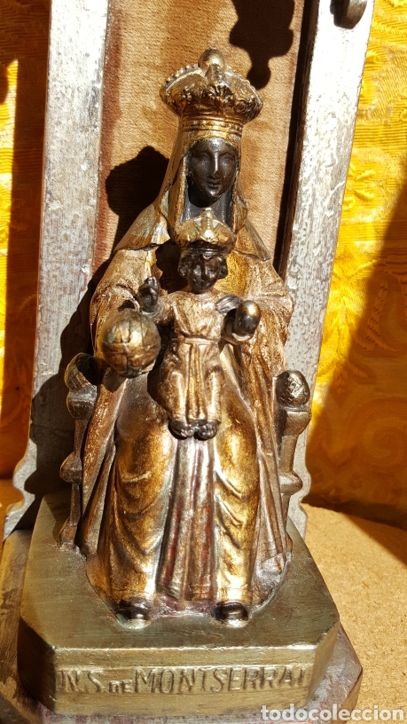 Arte: NUESTRA SE&Ntilde;ORA DE MONTSERRAT EN HORNACINA - Foto 12