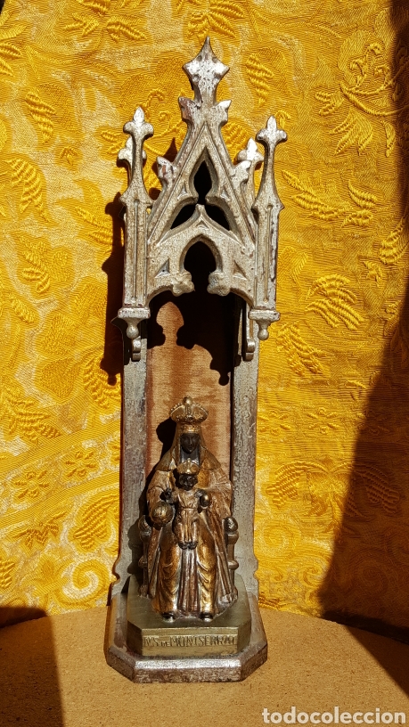 Arte: NUESTRA SE&Ntilde;ORA DE MONTSERRAT EN HORNACINA - Foto 13