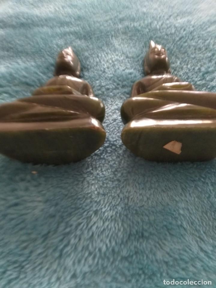 Arte: Pareja de.figuras de jade - Foto 3
