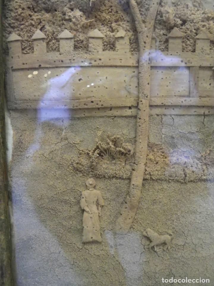Arte: Giralda siglo XIX en corcho y terciopelo - Foto 7