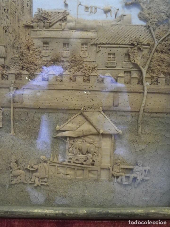 Arte: Giralda siglo XIX en corcho y terciopelo - Foto 8