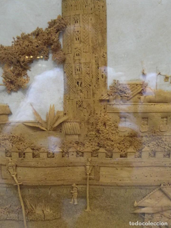 Arte: Giralda siglo XIX en corcho y terciopelo - Foto 10