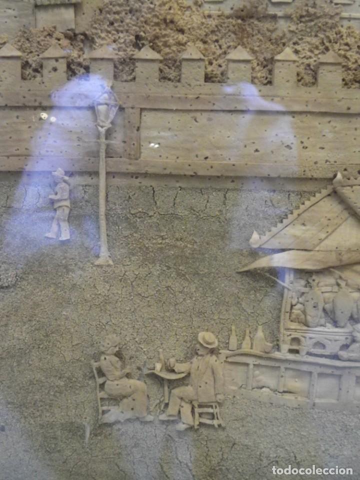 Arte: Giralda siglo XIX en corcho y terciopelo - Foto 18