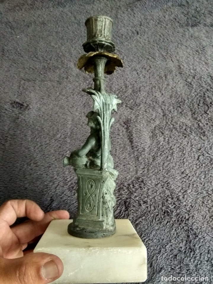 Arte: Escultura de calamina antigua - Foto 2
