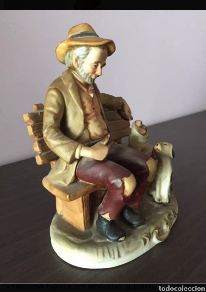 Arte: FIGURA ANCIANO DE CER&Aacute;MICA - Foto 2
