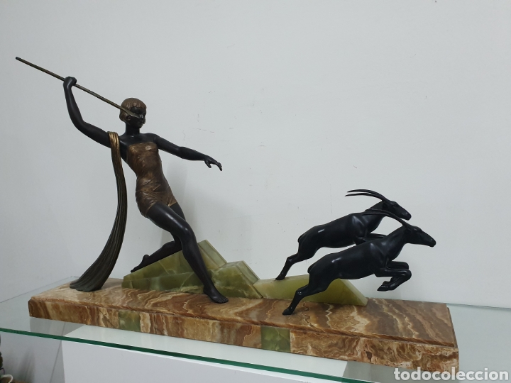 Arte: Gran Diana Cazadora Art Deco. - Foto 2