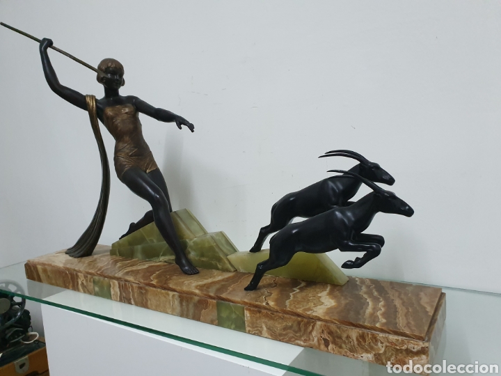 Arte: Gran Diana Cazadora Art Deco. - Foto 4
