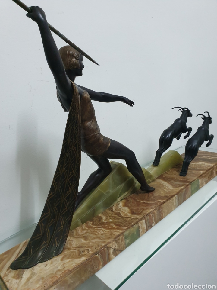 Arte: Gran Diana Cazadora Art Deco. - Foto 6
