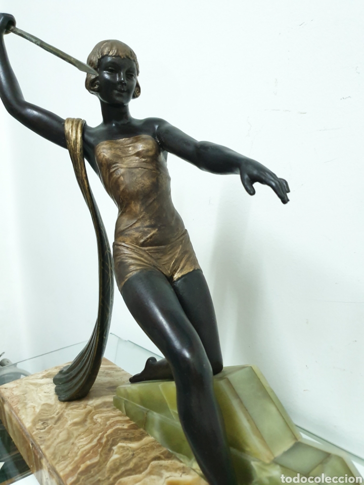 Arte: Gran Diana Cazadora Art Deco. - Foto 8