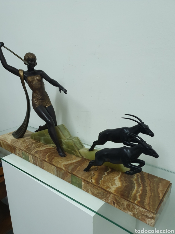 Arte: Gran Diana Cazadora Art Deco. - Foto 9
