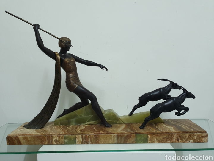 Arte: Gran Diana Cazadora Art Deco. - Foto 1