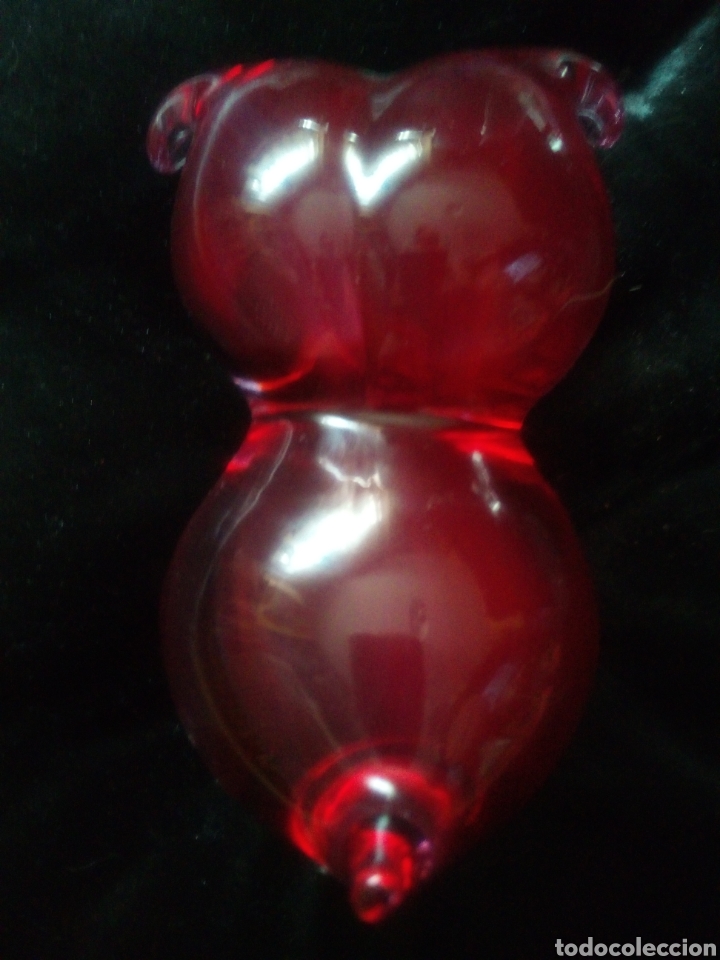 Arte: B&uacute;ho cristal de Murano rojo - Foto 3